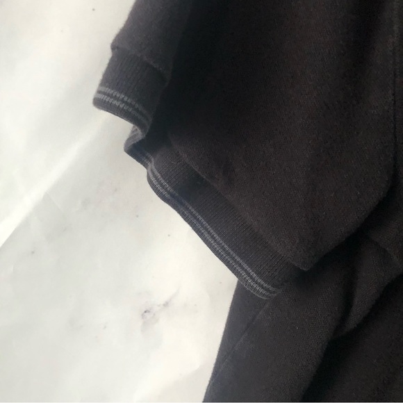 VINTAGE 90s CLAIBORNE SHORT SLEEVE POLO SHURT BLACK/GRAY MENS XL - Picture 7 of 7